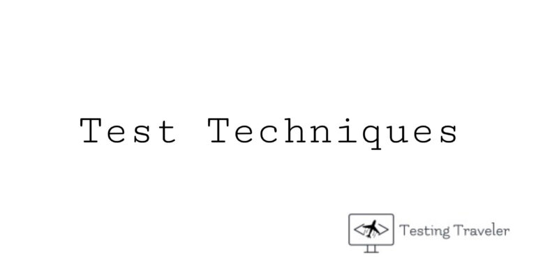 Test Techniques
