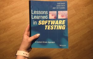 Lessons Learned in Software Testing