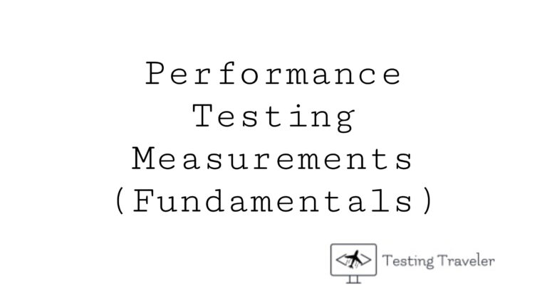 Performance Testing Measurements (Fundamentals)